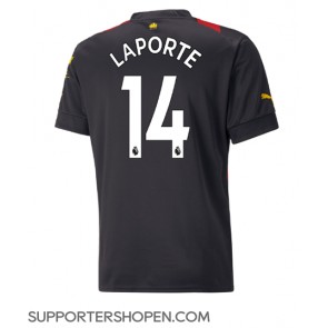 Manchester City Aymeric Laporte #14 Borta Matchtröja 2022-23 Kortärmad